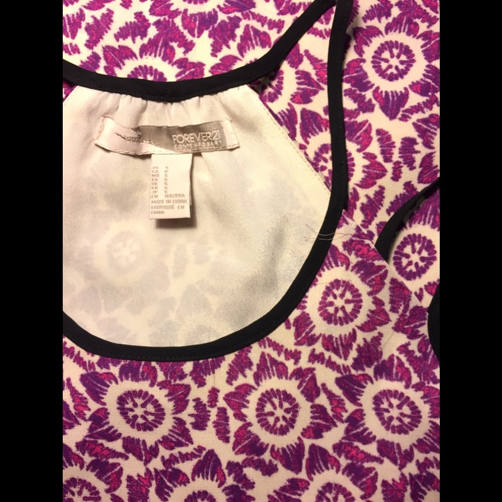 🌸 Forever 21 Floral Cutout Dress